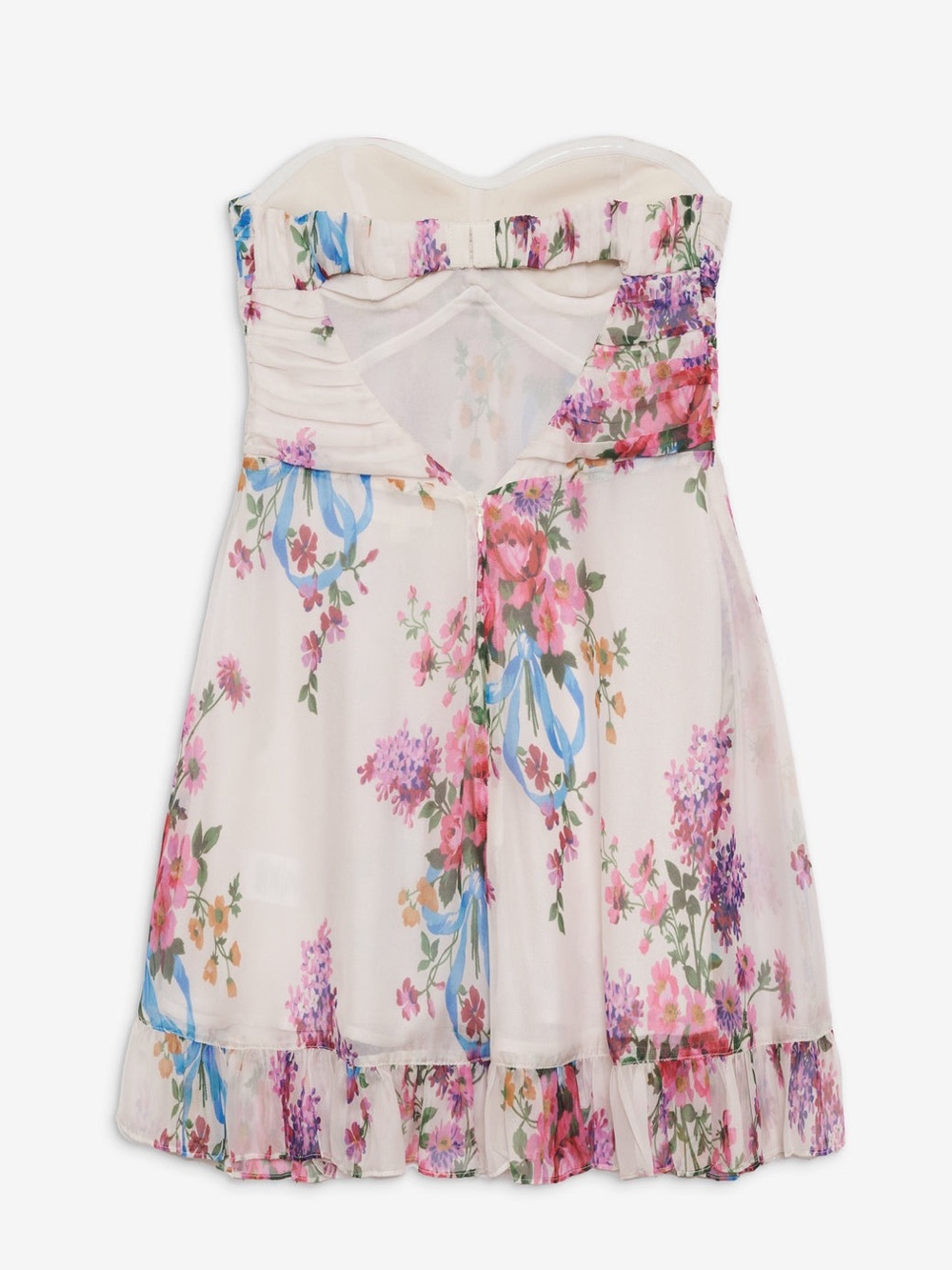 For Love and Lemons Teagan multi-color mini dress Size XS NWT - Picture 8 of 11